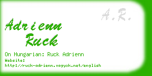 adrienn ruck business card